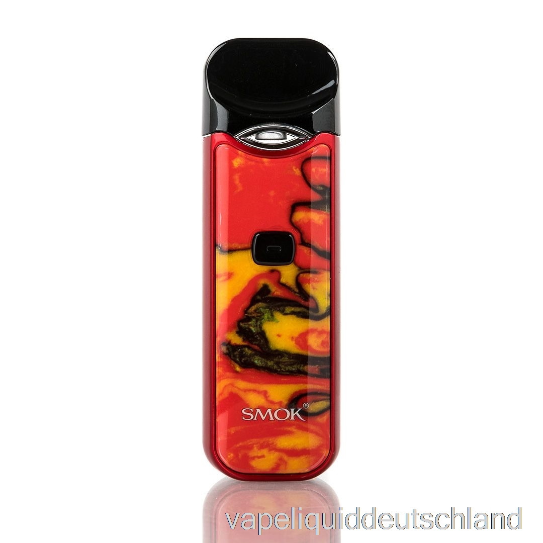 Smok Nord 15W Pod-Kit Rot/gelbes Harz-Vape-Liquid